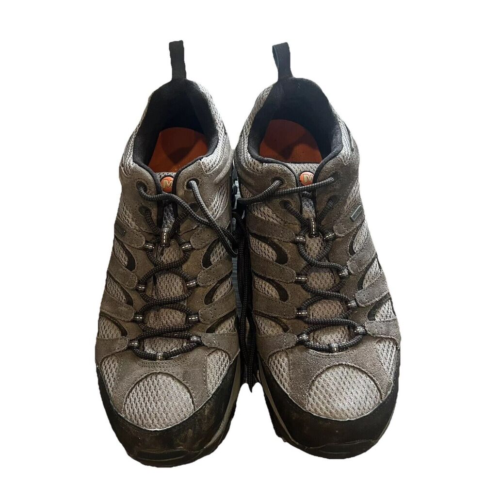 MERRELL‎ Belluga Hiking Gray Sneakers Boots Shoes Lace Up Vibram Men Sz 14